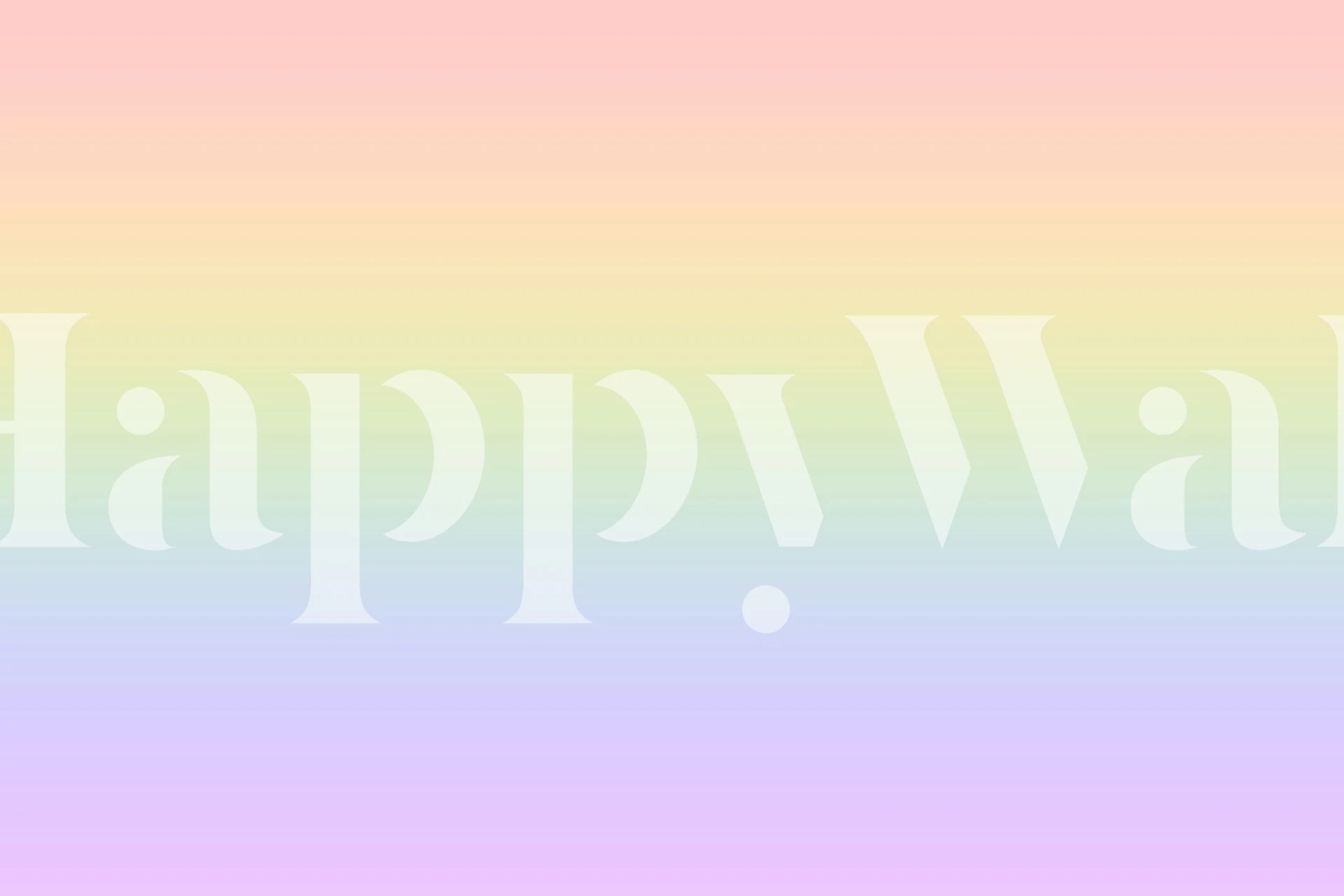 Pastel rainbow gradient wallpaper in soft colors.