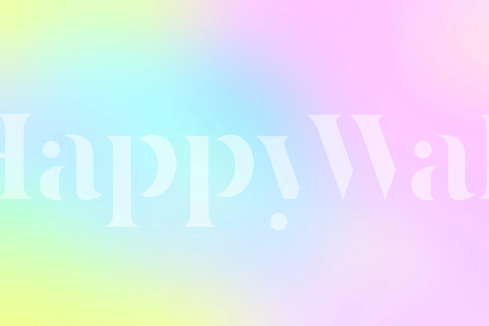 Pastel gradient with soft pink, blue, and yellow hues wallpaper