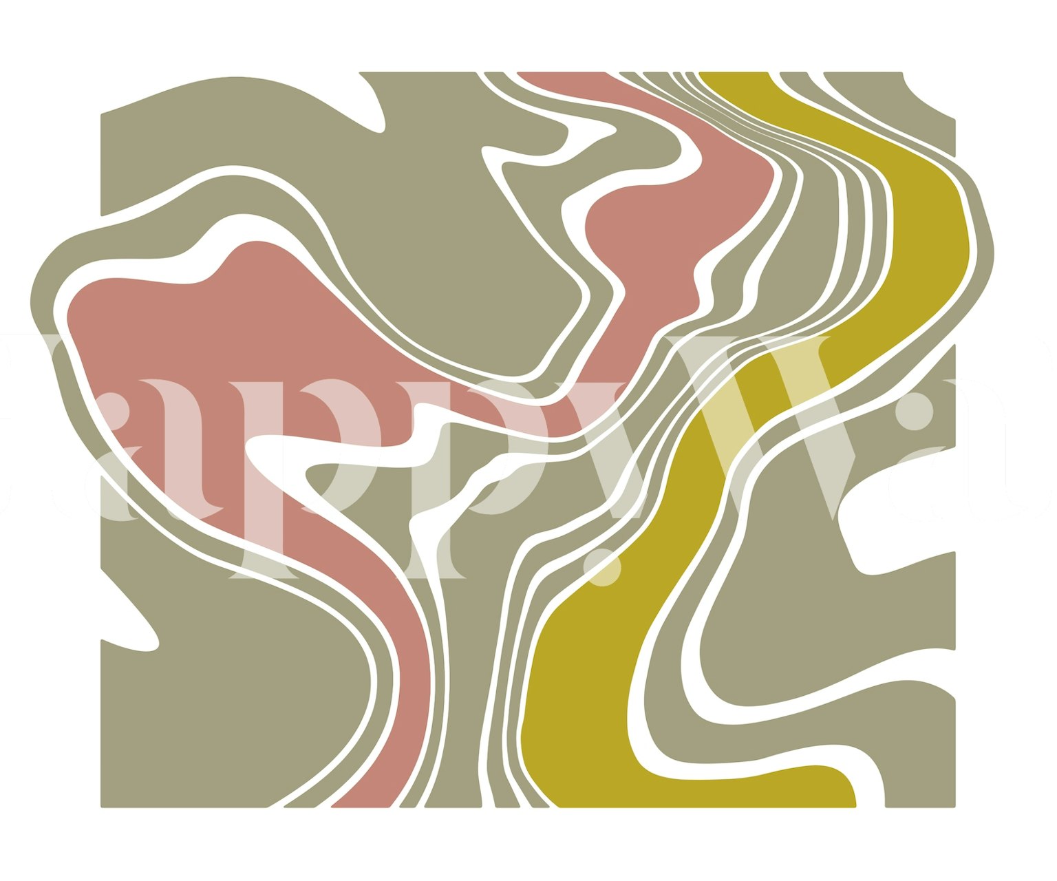 Abstract retro geometric shapes in pastel colors wallpaper