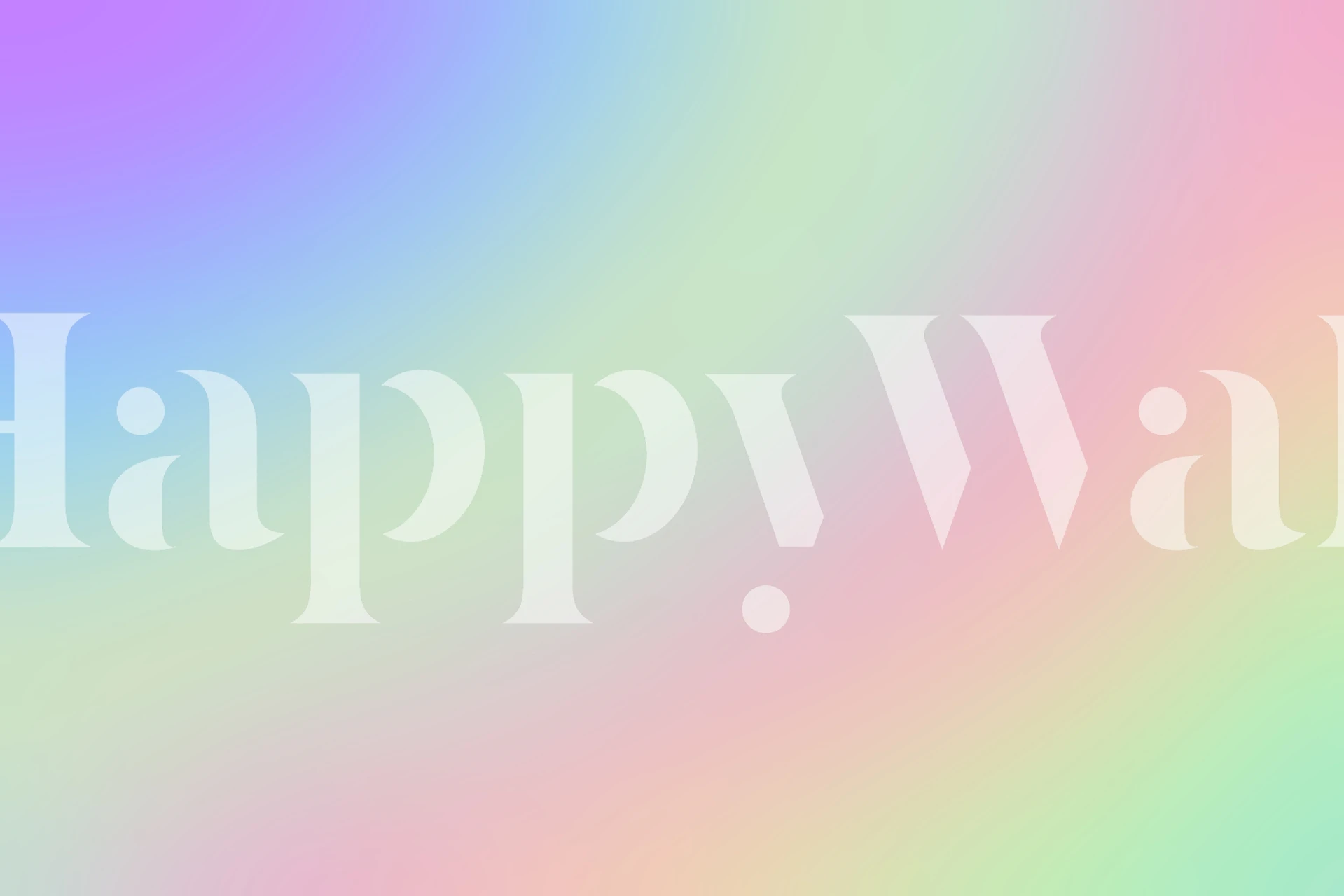 Pastel gradient wallpaper in soft colors like pink, blue, and green