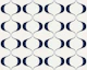 Blue Retro Geo Abstract Waves