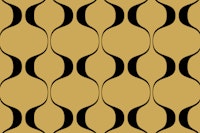 Retro Glam Geo Abstract Waves wallpaper