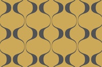 Retro Luxury Geo Abstract Waves wallpaper