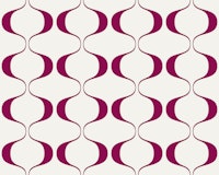 Retro Magenta Geo Abstract Waves tapete