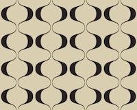 Retro Elegance Geo Abstract tapete