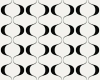 Retro BW Geo Abstract tapetit