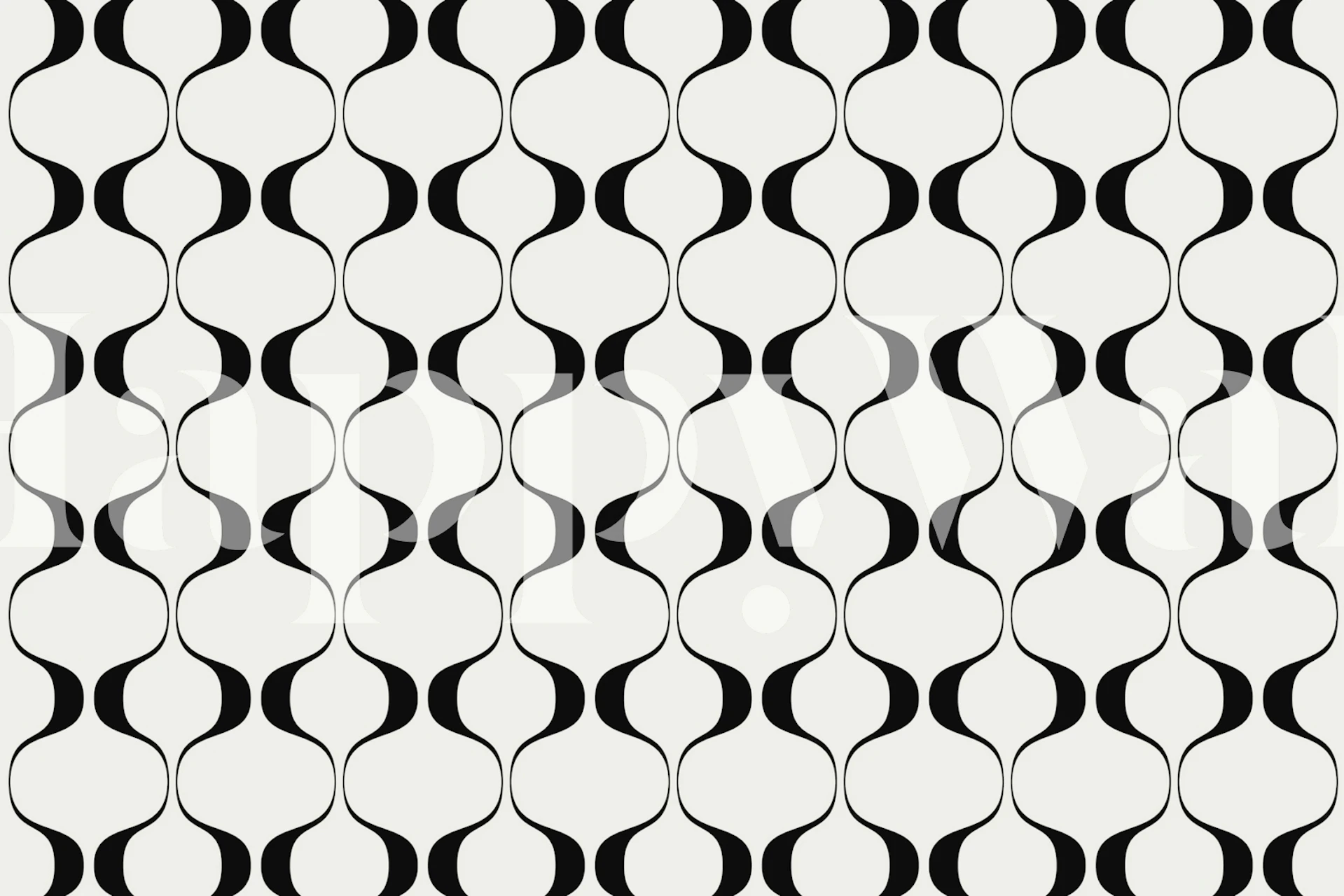 Vintage abstract geo pattern in a room