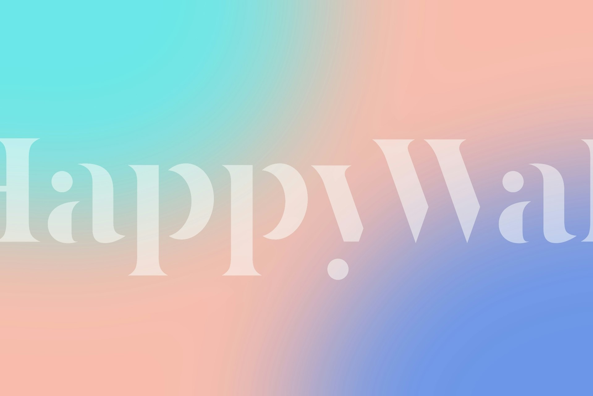 Beruhigende Multicolor Pastel Gradient 5 Wallpaper im Raum