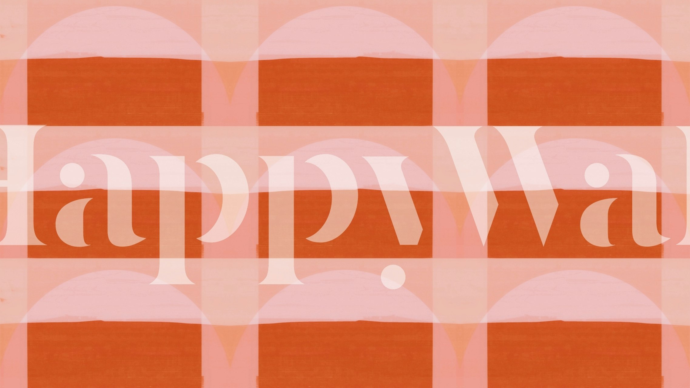 Vintage abstract geo grunge coral pink wallpaper