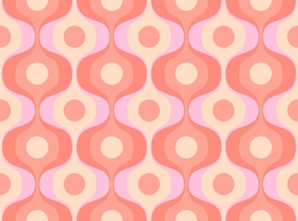 Pastel Vintage Abstract Geo