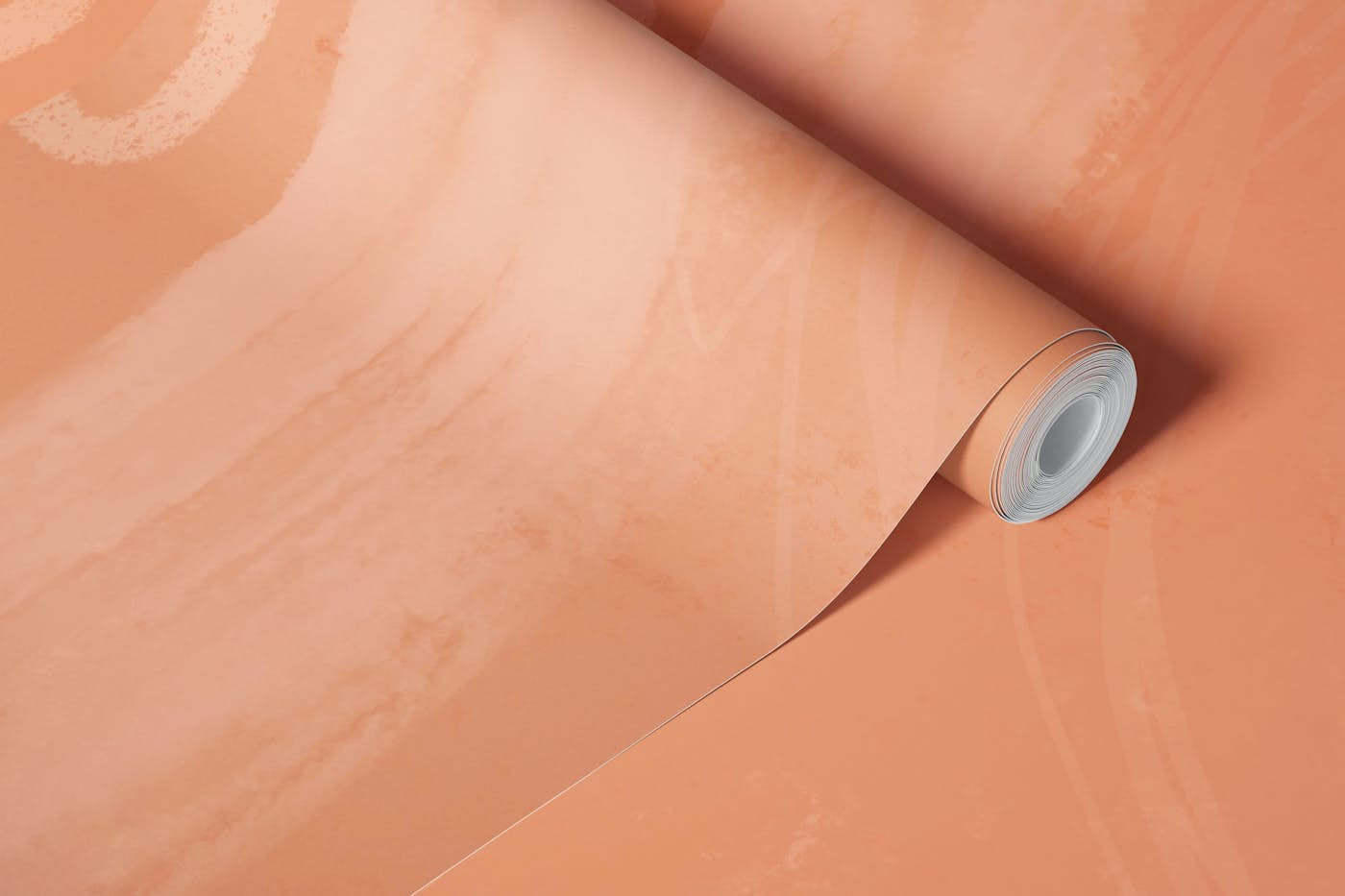 Boho Abstract Peach Fuzz wallpaper roll