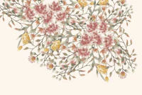 Wildflower Watercolor Meadow tapet