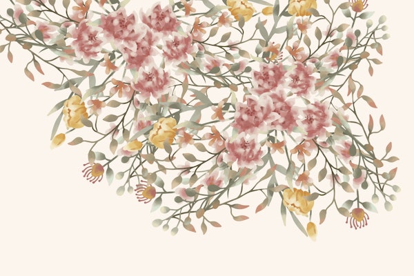 Wildflower Watercolor Meadow