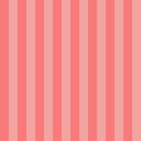 Simple Modern Coral Pink Stripes - Medium tapete
