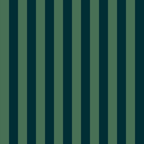 Moody and Fern Green Stripes
