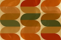 Mid-Century Autumn Sunshine Fall Color wallpaper