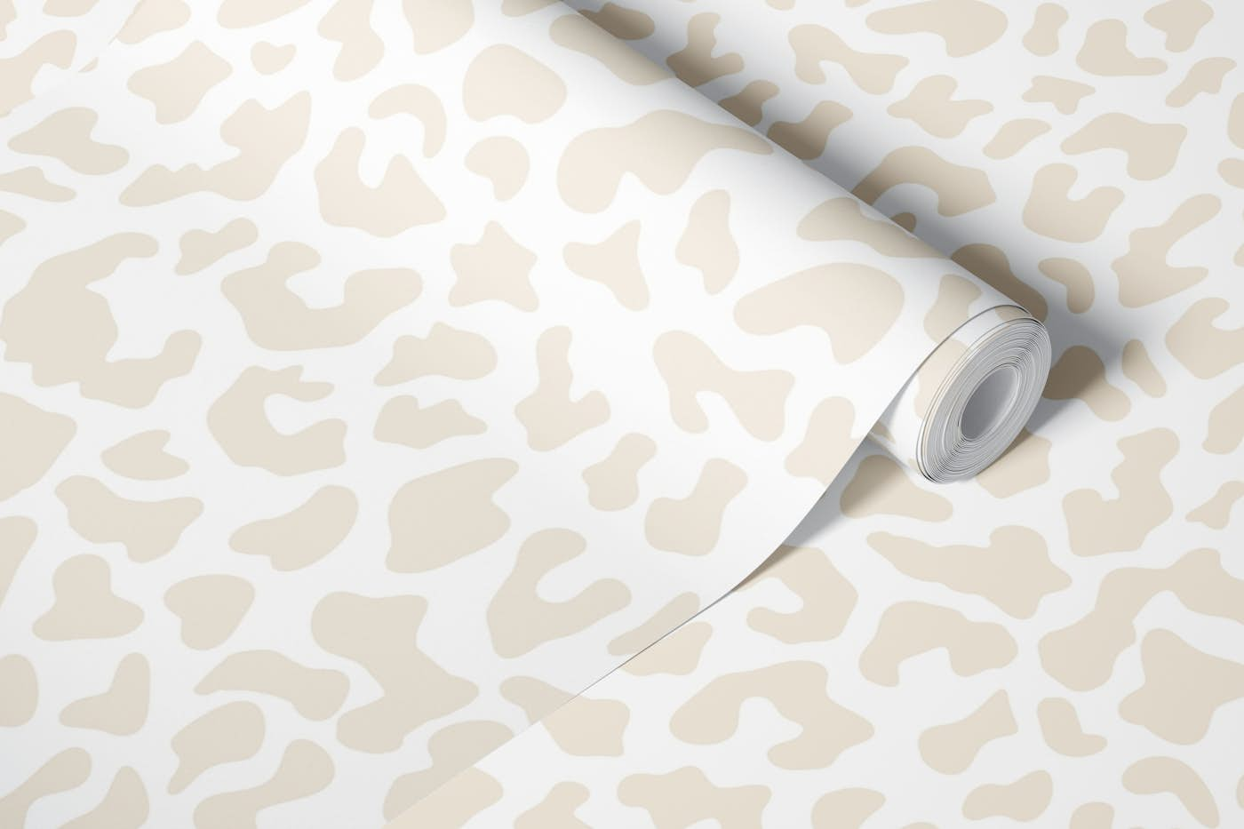 Leopardine Grey wallpaper roll