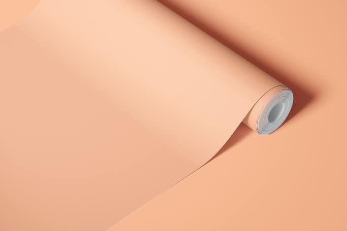 Peach Fuzz Solid Colorwallpaper roll