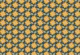 Sunflower Pattern on Teal Background