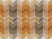 Japandi Rainbow Leaves tapete