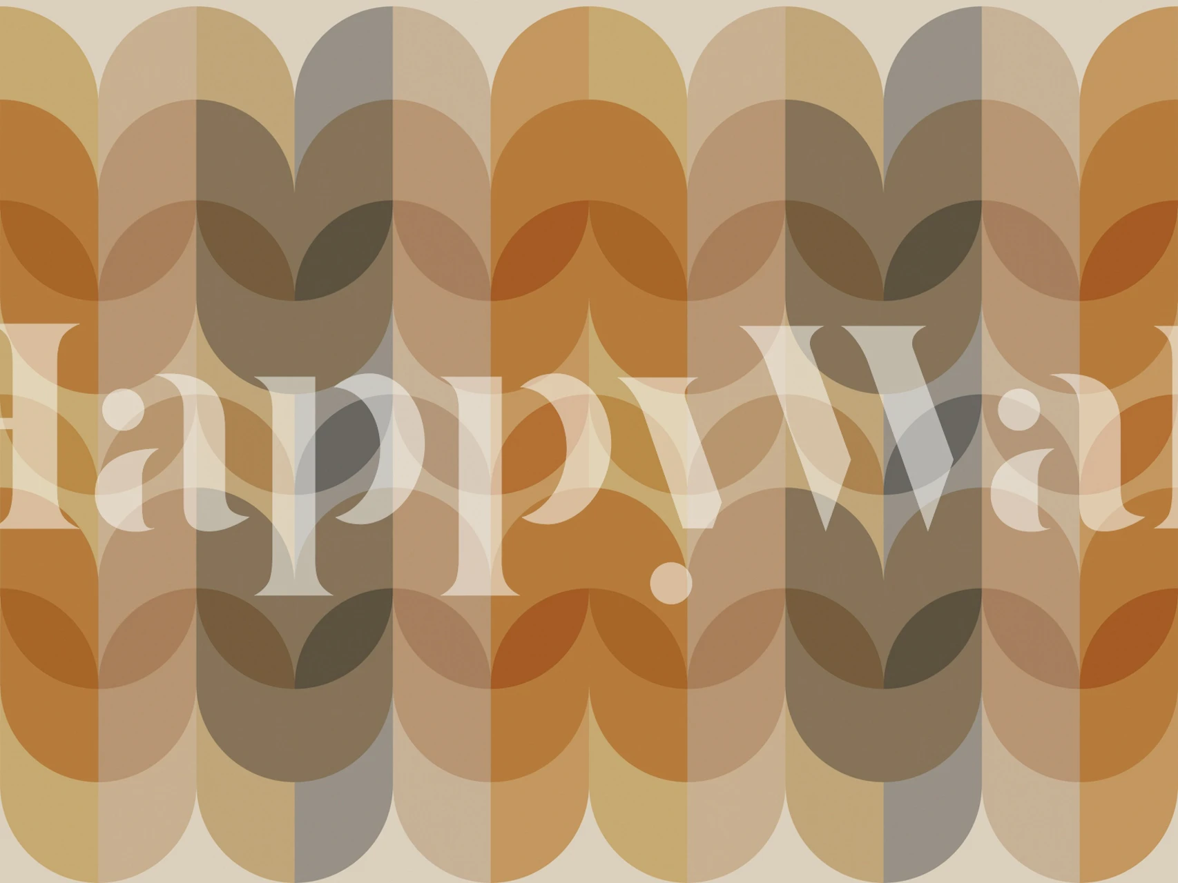 Modern Japandi Rainbow Leaves wallpaper design