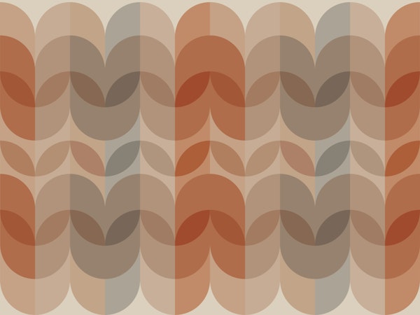 Calm Mid Century Leaves