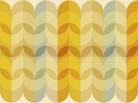 Boho Sunrise Leaves tapete