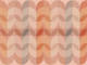 Peach Pink Mid Century Leaves