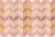 Peach Pink Mid Century Leaves