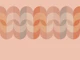 Peach Pink Rainbow Border