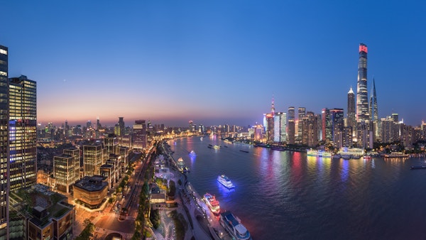 The Blue Hour in Shanghai