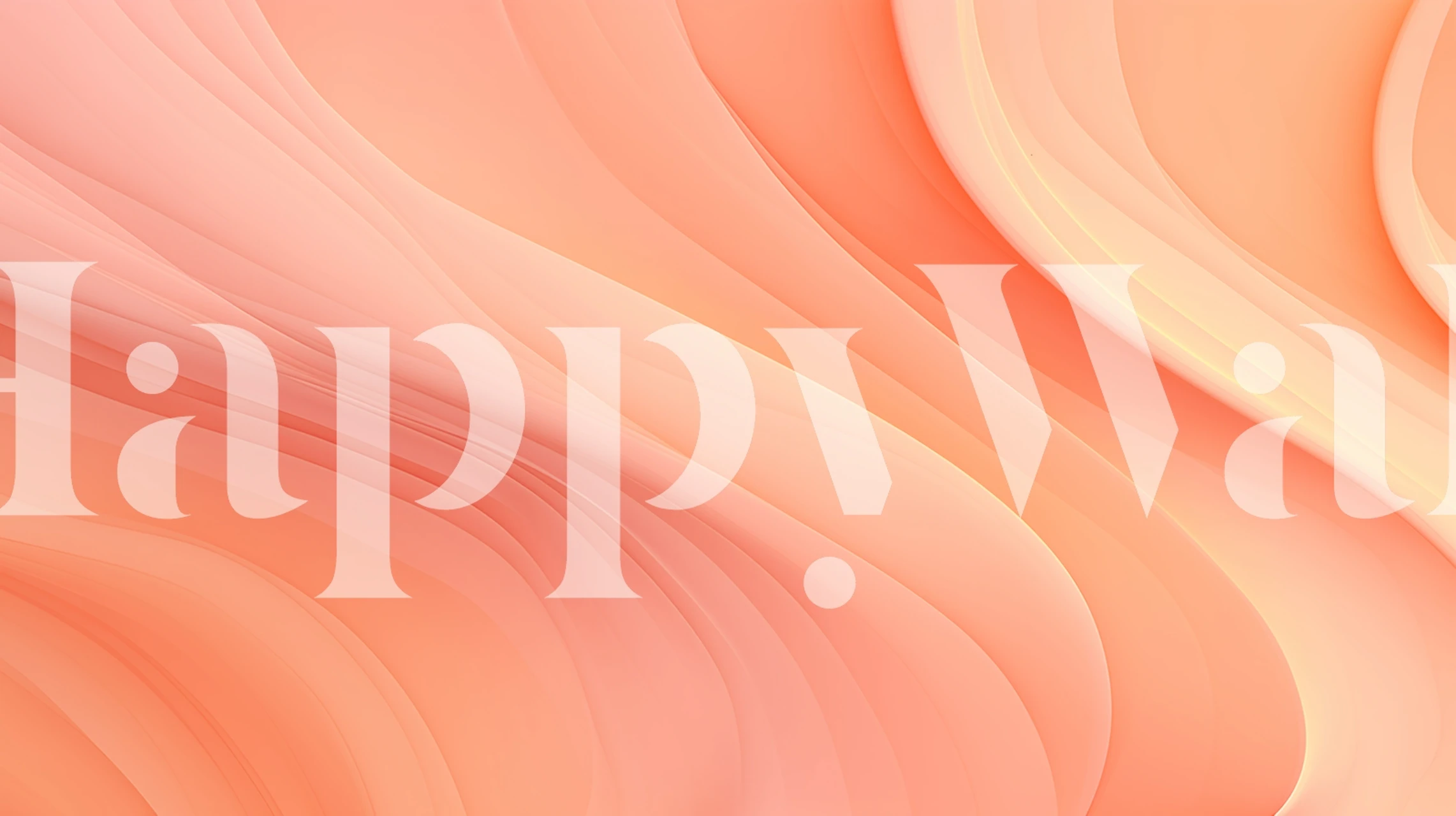 Pastel peach ethereal abstract wallpaper design