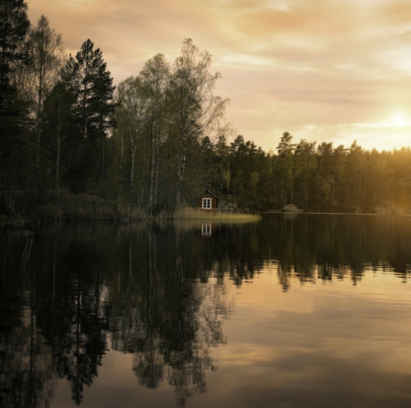 The little red house