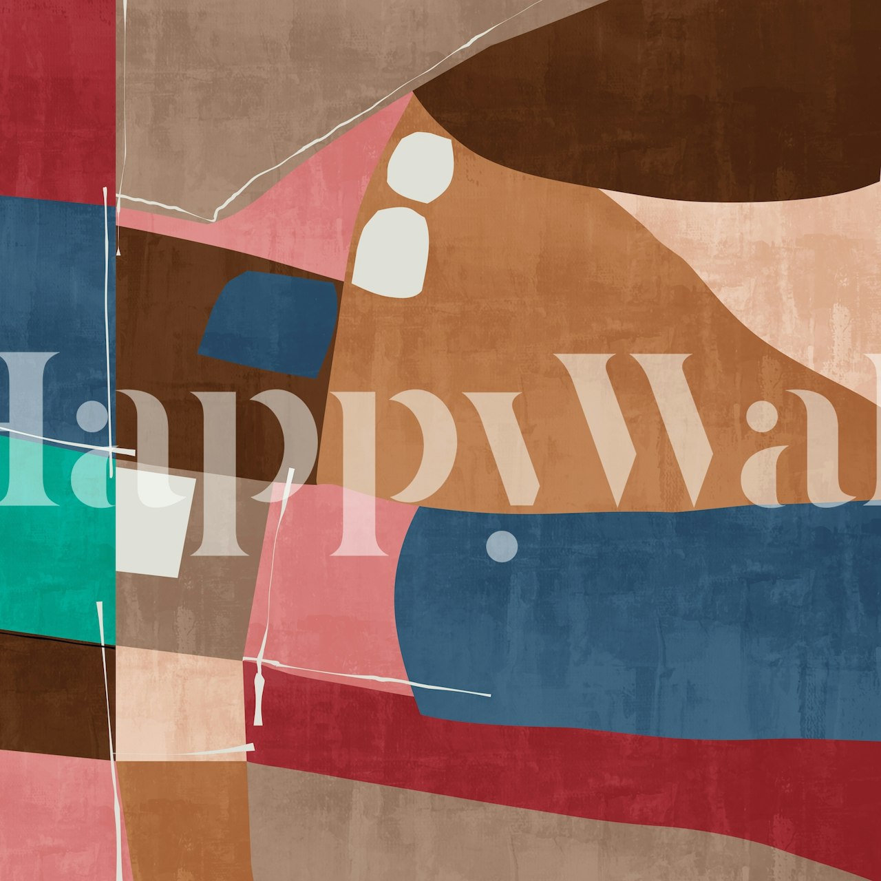 Patchwork Quilt 2 In tapeta v místnosti