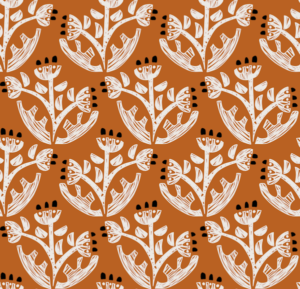 Black Forest flowers terracotta