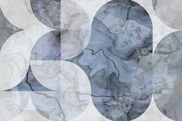 Mid Century Watercolor Geometry