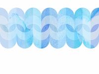 Vivid Seafoam Mid Century Watercolor Geometry papiers peint