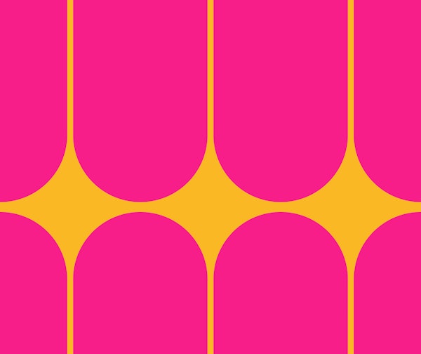 Vivid Mid-Century Minimalist