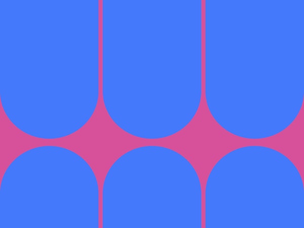 Vivid Mid-Century Minimalist Geometry