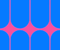 Vivid Mid-Century Minimalist Geometry tapet