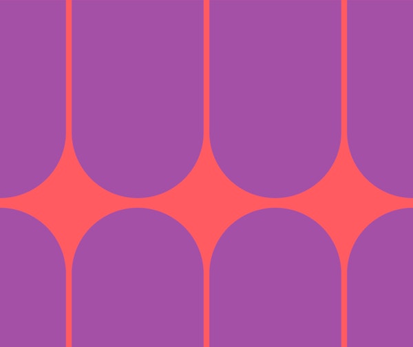 Vivid Mid-Century Minimalist Geo