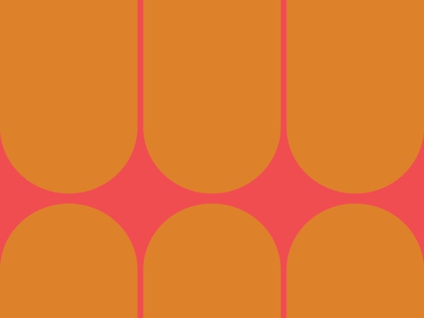 Vivid Mid-Century Geometry Minimalist