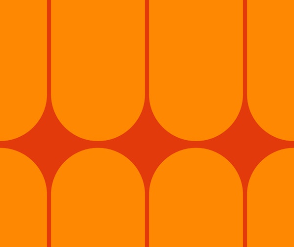 Vivid Mid-Century Geometry Minimalist