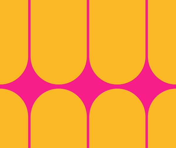 Vivid Mid-Century Bold Shapes Minimalism