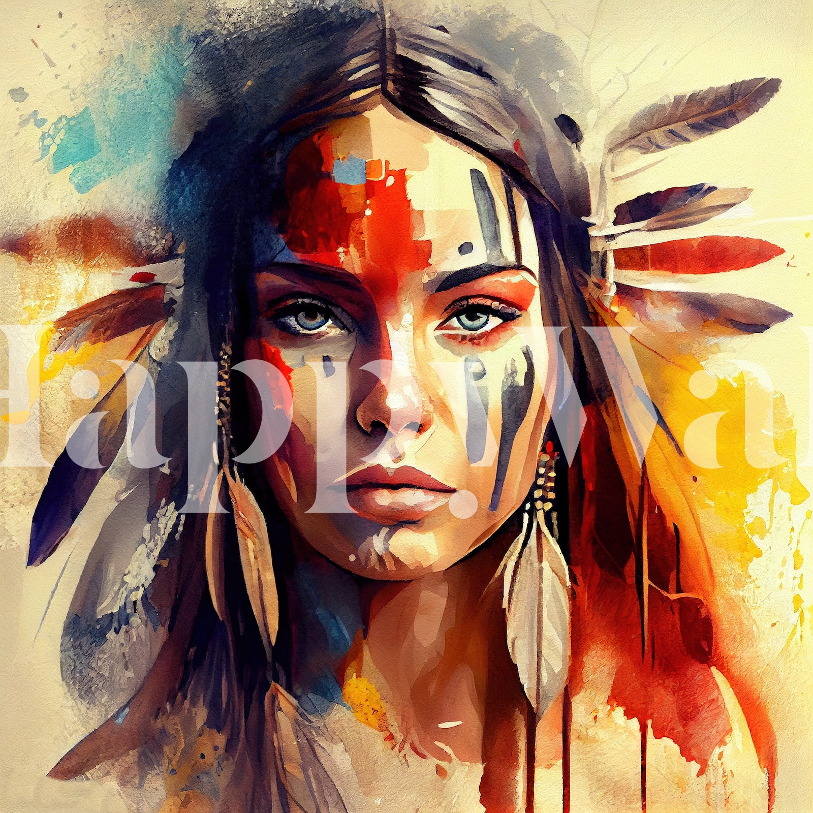 Powerful American Native Woman #3 wallpaper | Happywall