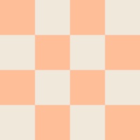 Checkerboard Large Peach Fuzz - Pristine tapety