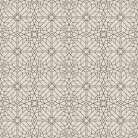 Geometric deco - gray & beige papiers peint