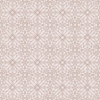 Geometric deco - clay & blush wallpaper