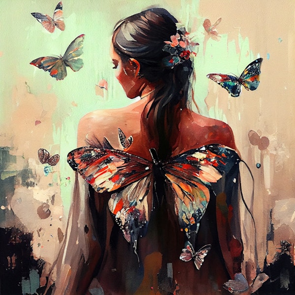 Powerful Butterfly Back