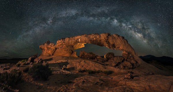 Milky way over the Sunset Arch